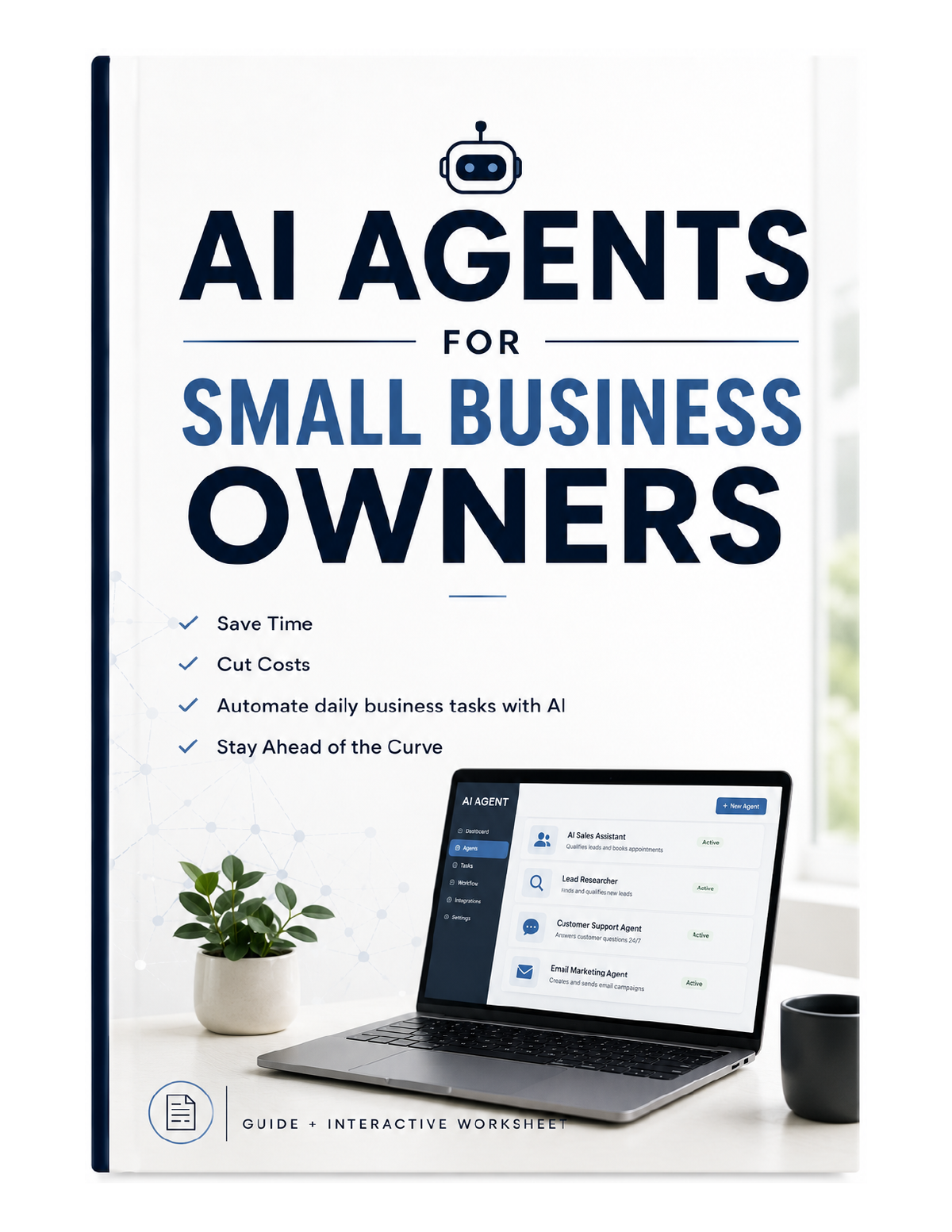AI Agents Guide + Printable Workbook (2-PDF Bundle)